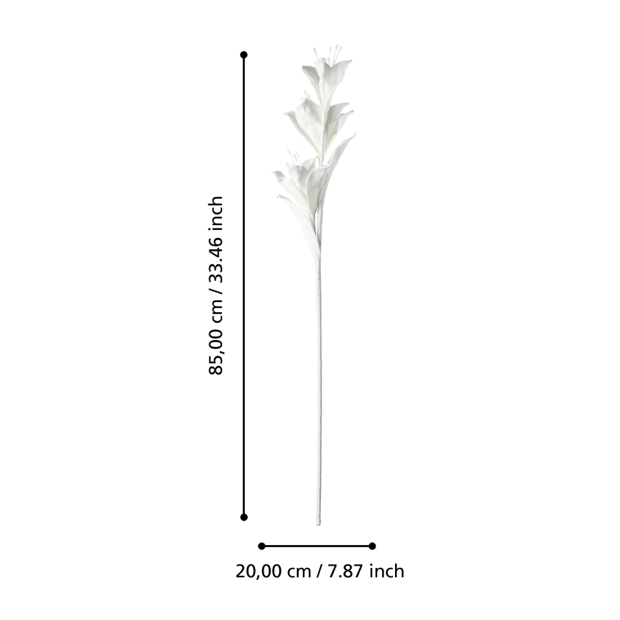 Eglo - Veštački cvet 85 cm bela