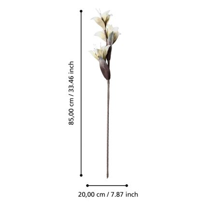 Eglo - Veštački cvet 85 cm bela