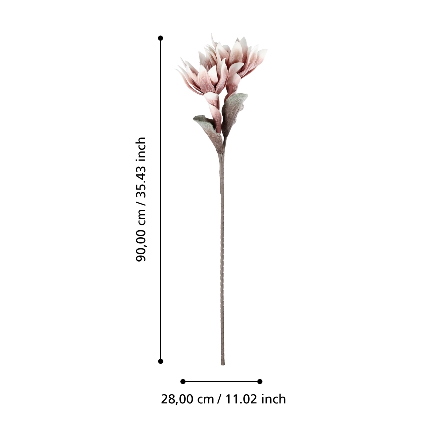 Eglo - Veštački cvet 90 cm roze