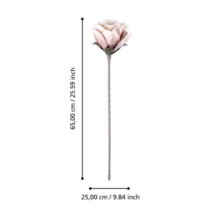 Eglo - Veštački cvet 65 cm roze