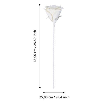 Eglo - Veštački cvet 65 cm bela