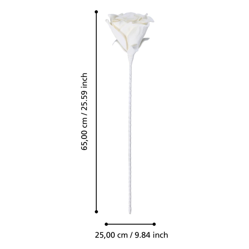 Eglo - Veštački cvet 65 cm bela