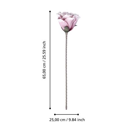 Eglo - Veštački cvet 65 cm roze