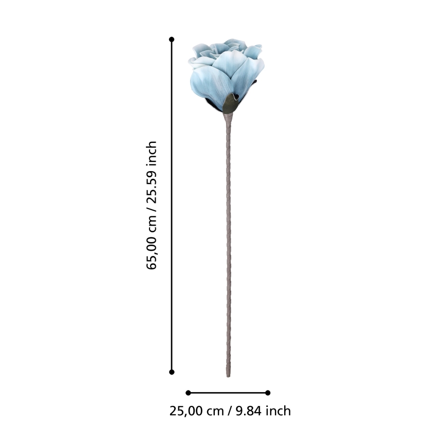 Eglo - Veštački cvet 65 cm plava