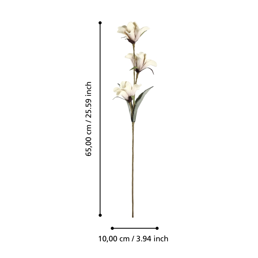 Eglo - Veštački cvet 65 cm bež
