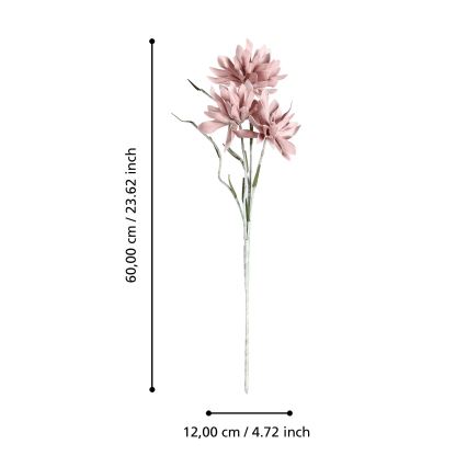 Eglo - Veštački cvet 60 cm roze