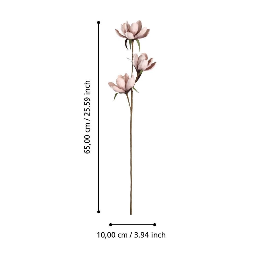 Eglo - Veštački cvet 65 cm roze