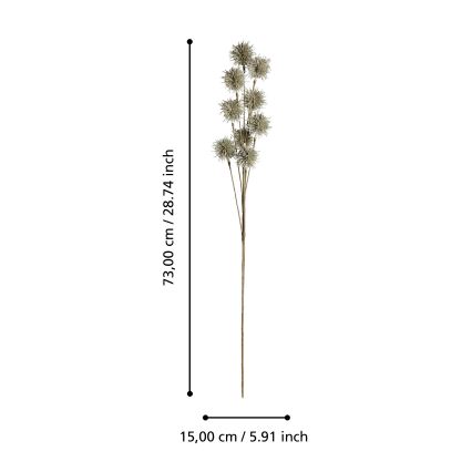 Eglo - Veštački cvet 73 cm zlatna