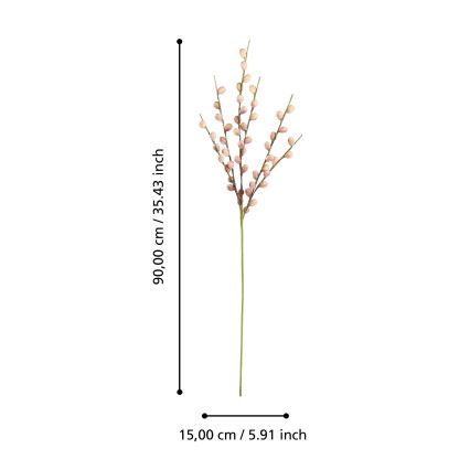 Eglo - Veštački cvet 90 cm roze