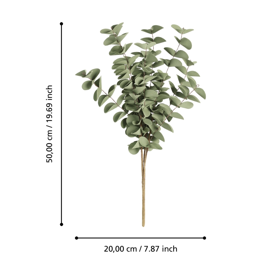 Eglo - Veštački cvet 50 cm zelena