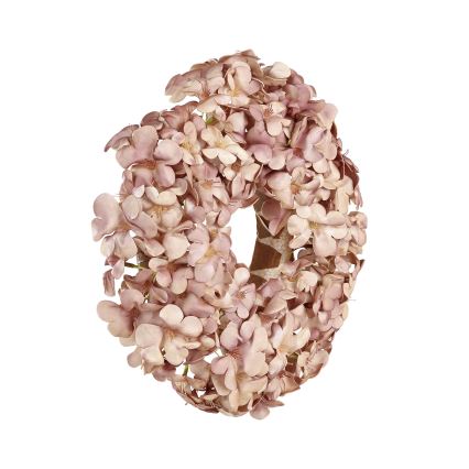 Eglo - Venac od veštačkog cveća pr. 35 cm roze