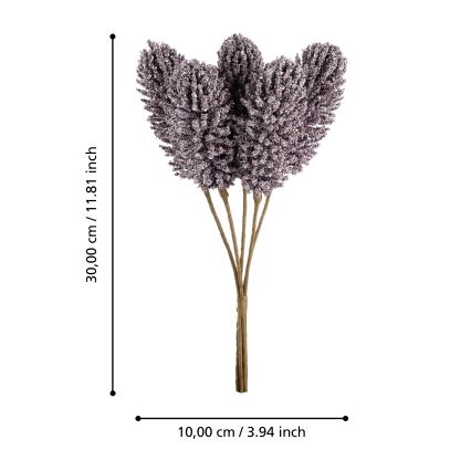Eglo - Veštački cvet 30 cm ljubičasta