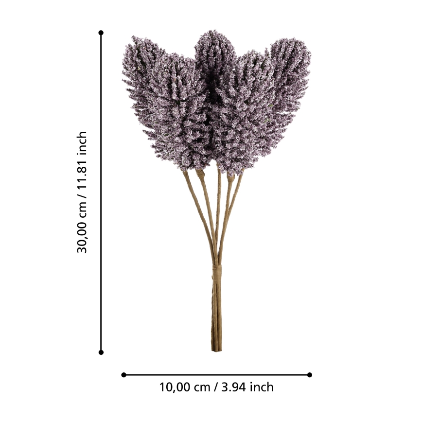 Eglo - Veštački cvet 30 cm ljubičasta