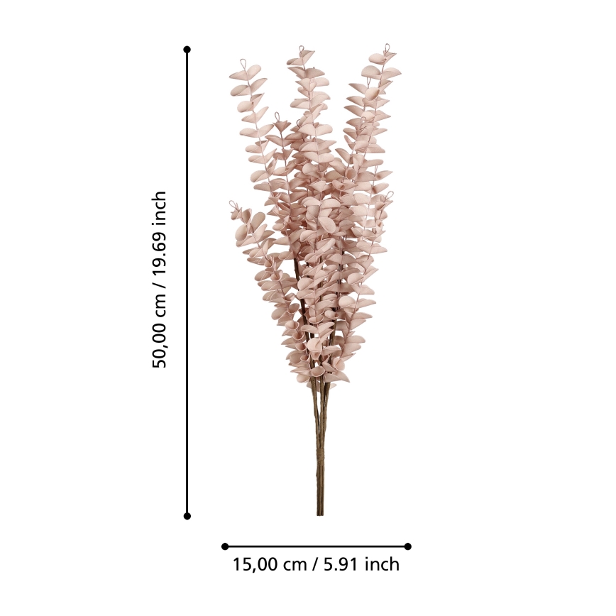Eglo - Veštački cvet 50 cm roze