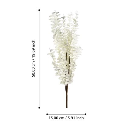 Eglo - Veštački cvet 50 cm bela