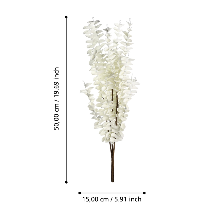 Eglo - Veštački cvet 50 cm bela
