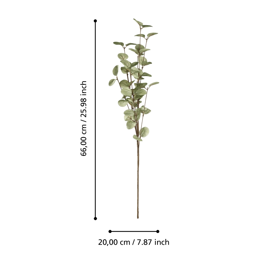 Eglo - Veštački cvet 66 cm zelena