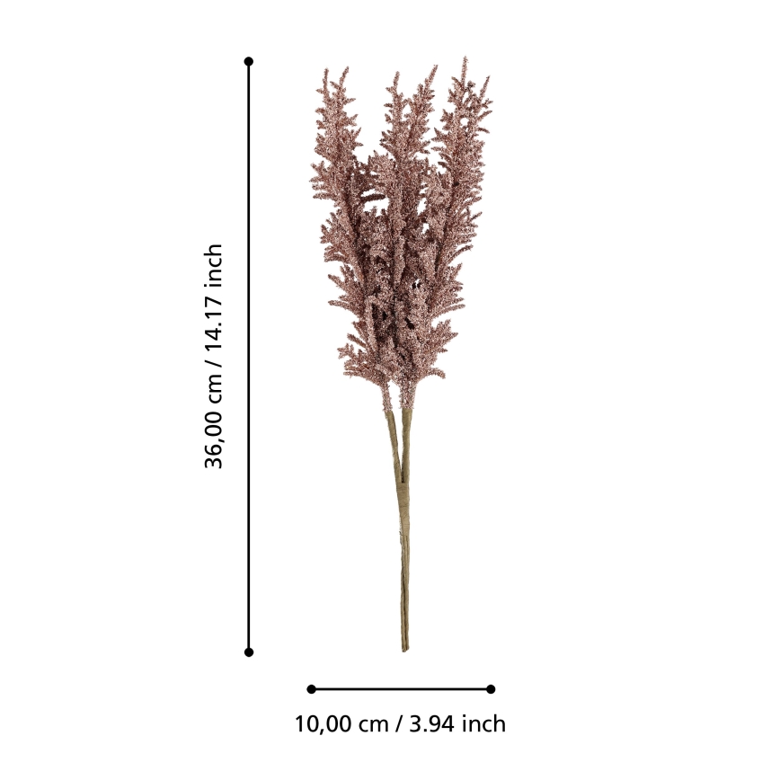 Eglo - Veštački cvet 36 cm crveno