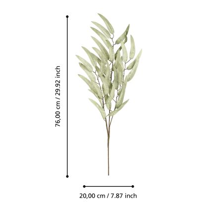 Eglo - Veštački cvet 76 cm zelena