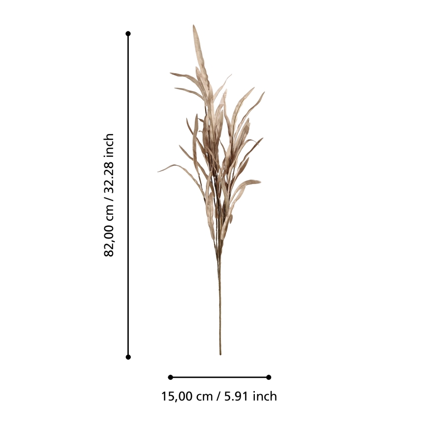 Eglo - Veštački cvet 82 cm braon