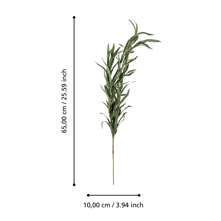 Eglo - Veštački cvet 90 cm zelena