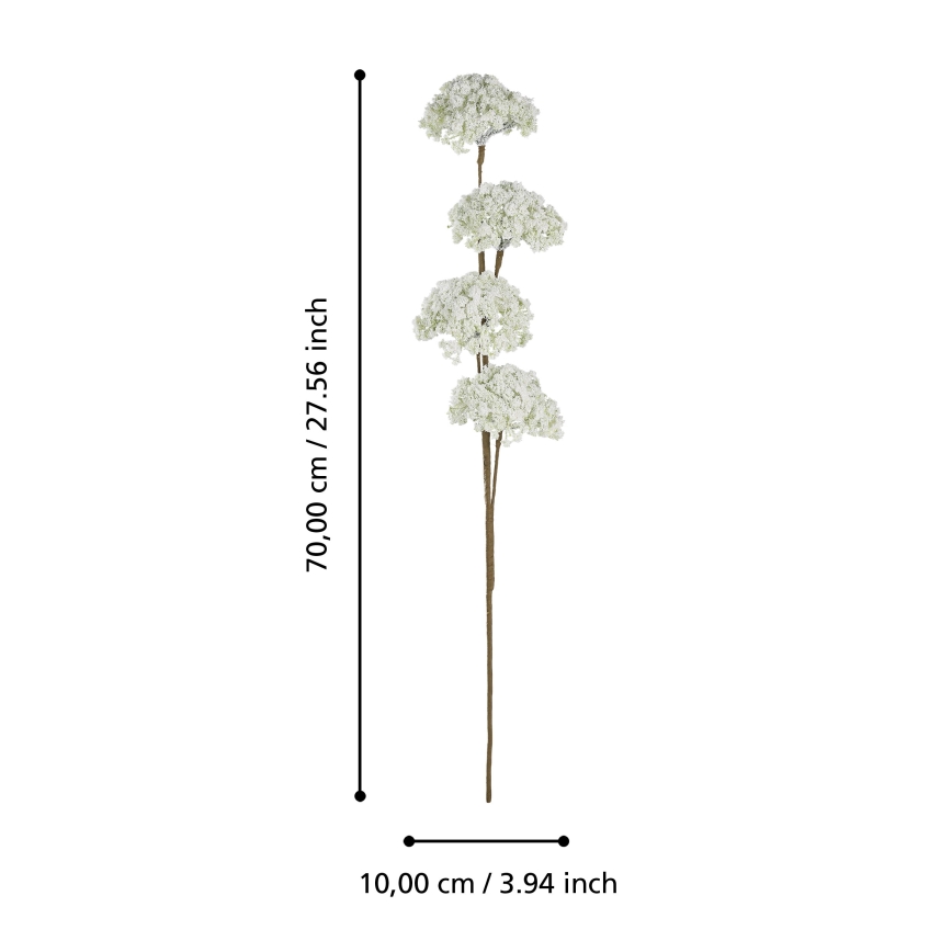 Eglo - Veštački cvet 70 cm bela