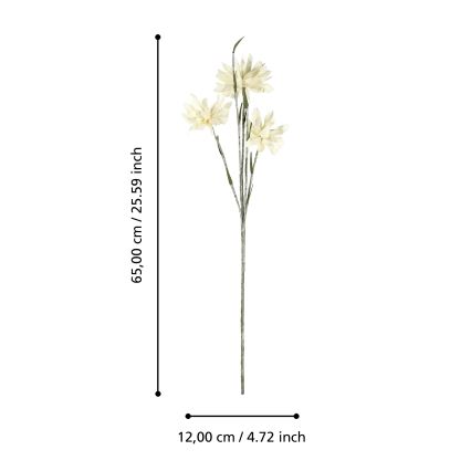 Eglo - Veštački cvet 65 cm žuta
