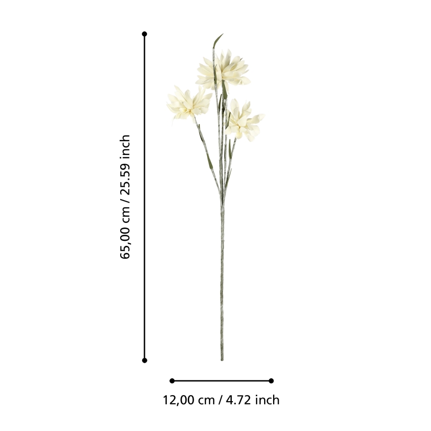 Eglo - Veštački cvet 65 cm žuta