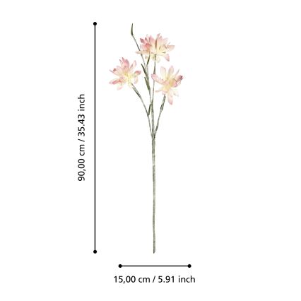 Eglo - Veštački cvet 90 cm roze