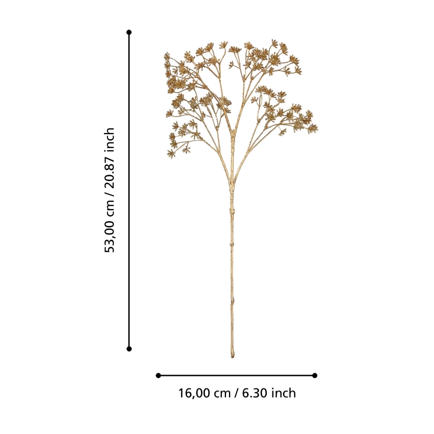 Eglo - Veštački cvet 53 cm zlatna