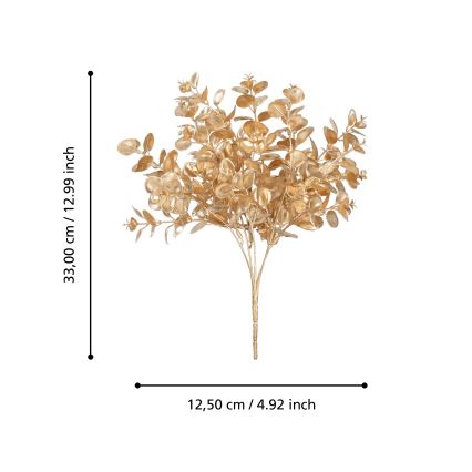 Eglo - Veštački cvet 33 cm zlatna