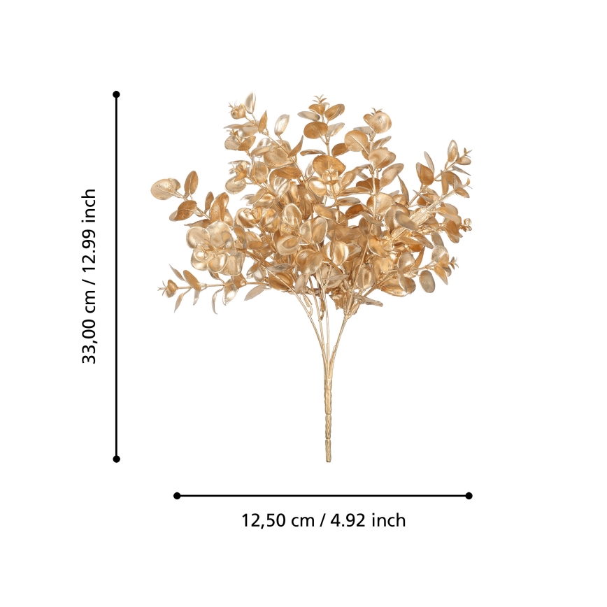 Eglo - Veštački cvet 33 cm zlatna