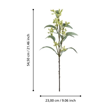 Eglo - Veštački cvet 54,5 cm zelena