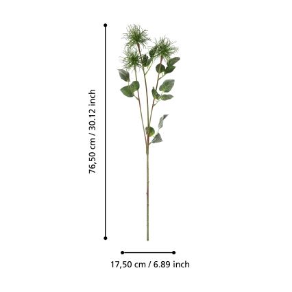 Eglo - Veštački cvet 76,5 cm zelena