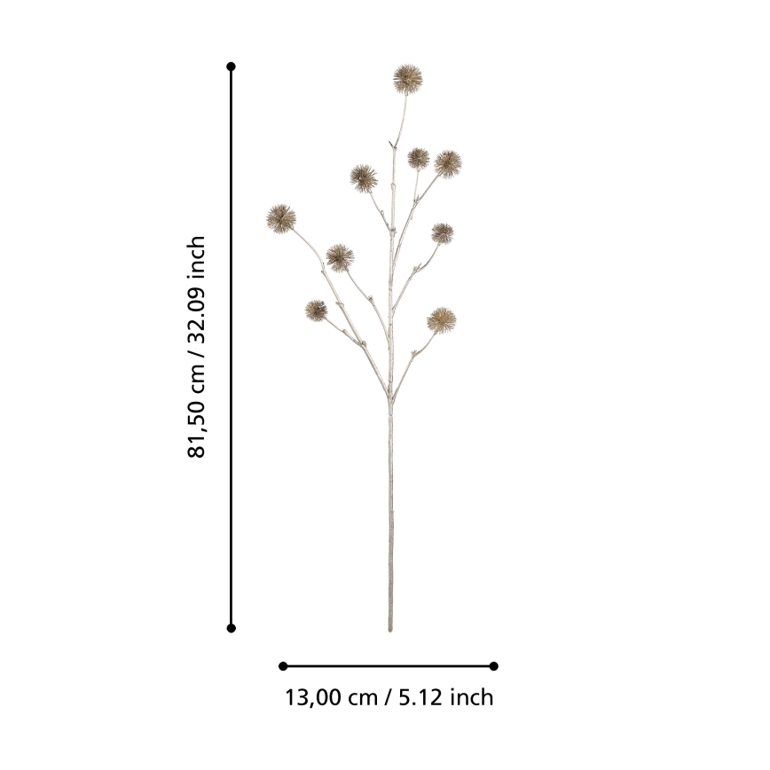 Eglo - Veštački cvet 81,5 cm zlatna