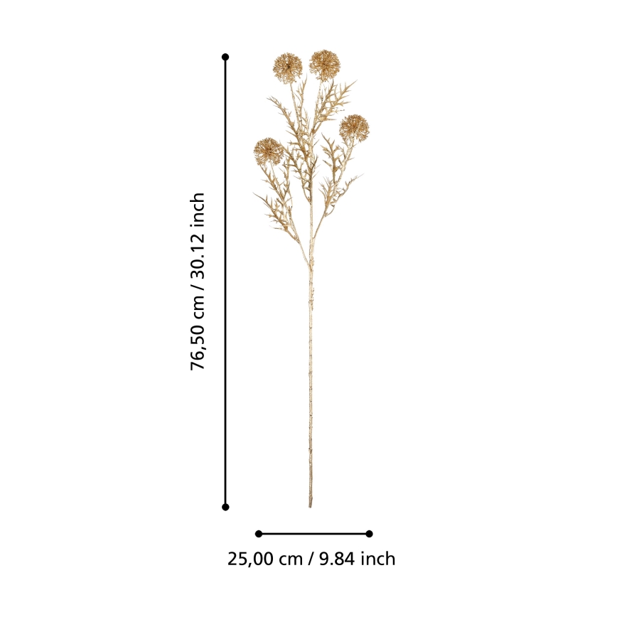 Eglo - Veštački cvet 76,5 cm zlatna