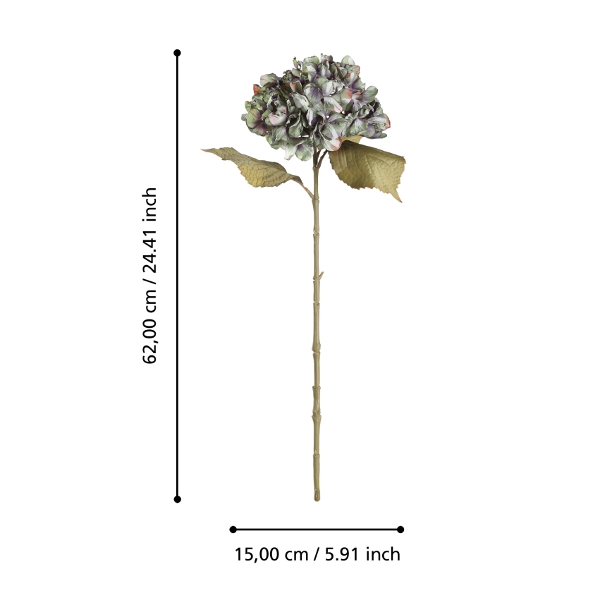 Eglo - Veštački cvet 62 cm zelena