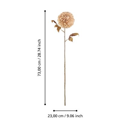 Eglo - Veštački cvet 73 cm bež