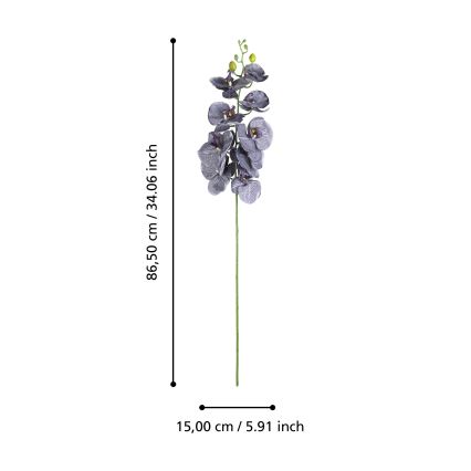 Eglo - Veštački cvet 86,5 cm ljubičasta