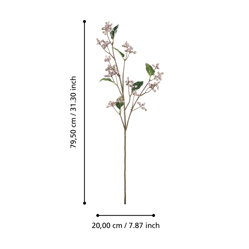 Eglo - Veštački cvet 79,5 cm roze