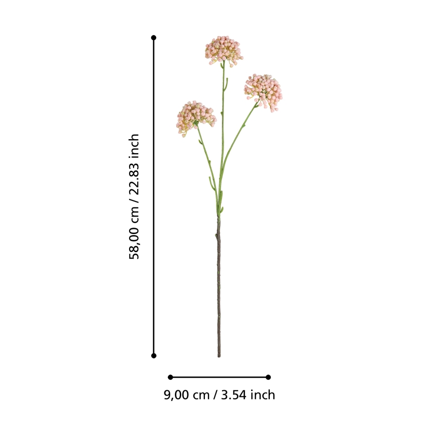 Eglo - Veštački cvet 58 cm roze