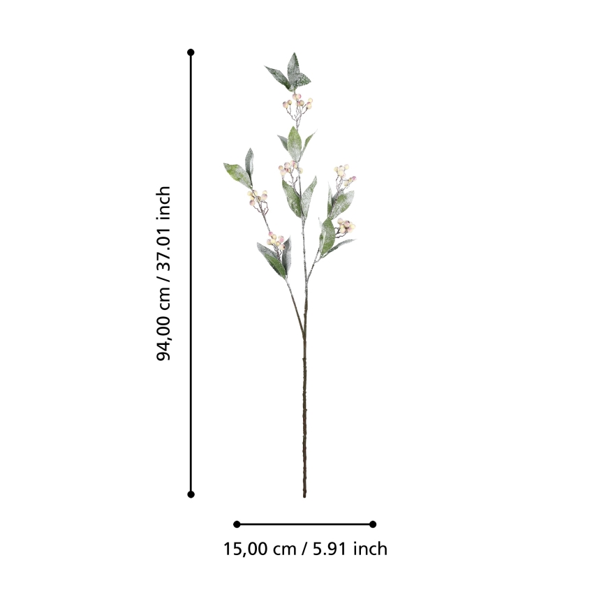 Eglo - Veštački cvet 94 cm kremasta/zelena