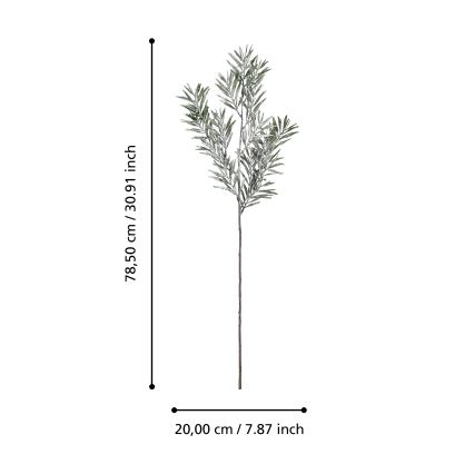 Eglo - Veštački cvet 78,5 cm zelena