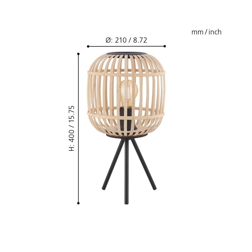 Eglo - Stona lampa 1xE27/28W/230V