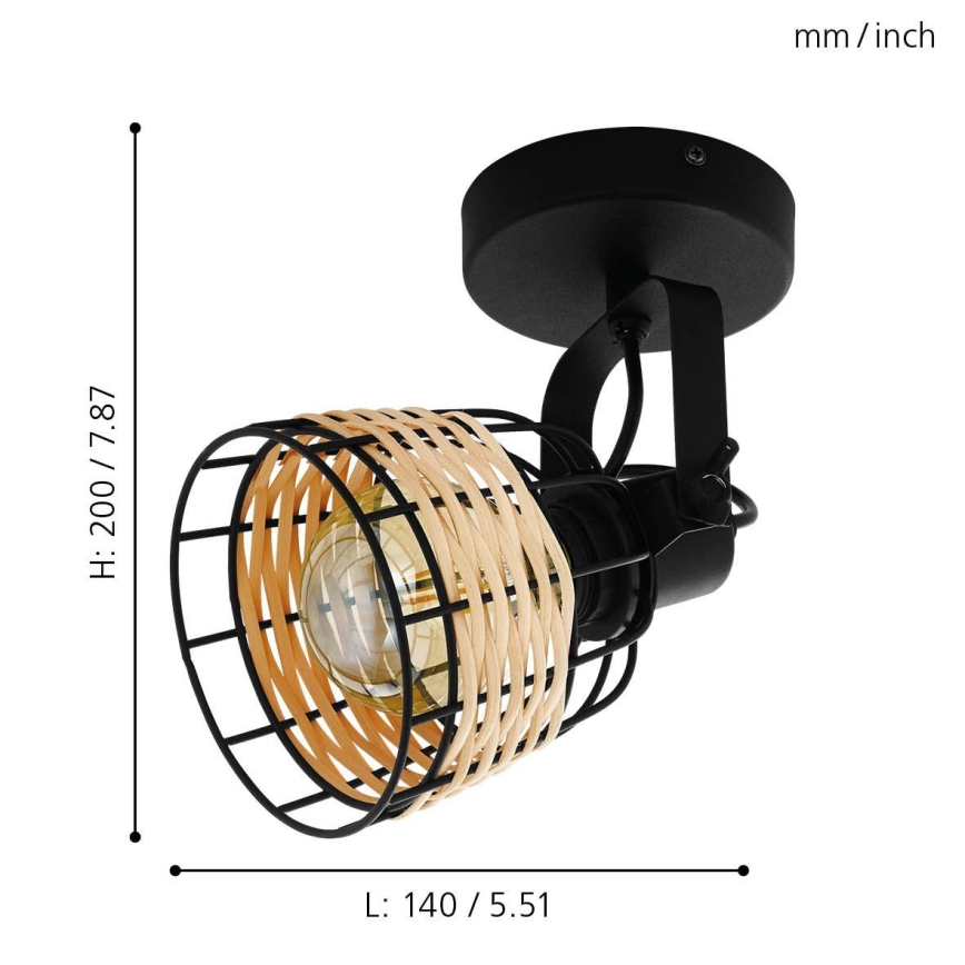 Eglo - Reflektorska lampa 1xE27/40W/230V