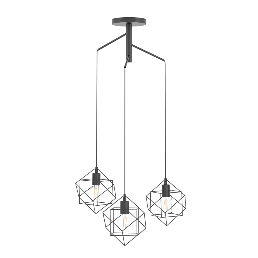 Eglo - Luster na sajli 3xE27/60W/230V