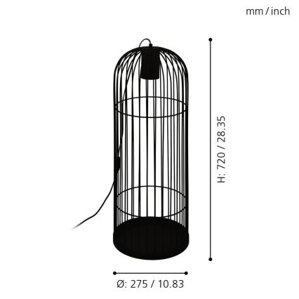 Eglo - Podna LED lampa 1xGU10/4,6W/230V