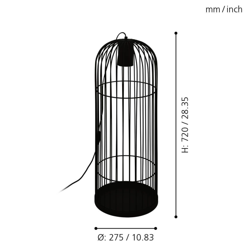 Eglo - Podna LED lampa 1xGU10/4,6W/230V