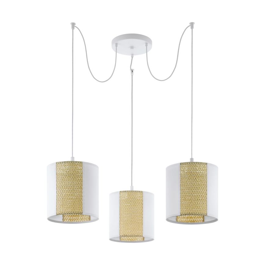 Eglo - Luster na sajli 3xE27/40W/230V pauk