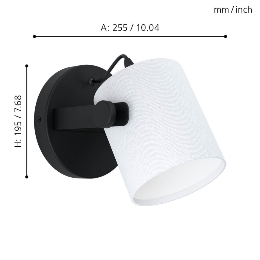 Eglo - Zidna lampa 1xE27/28W/230V